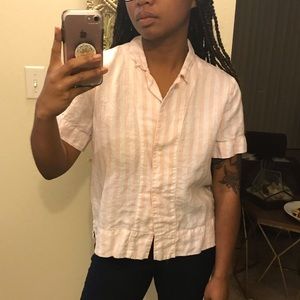 Everlane Boxy striped tee